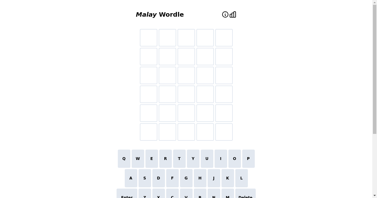 Malay Wordle